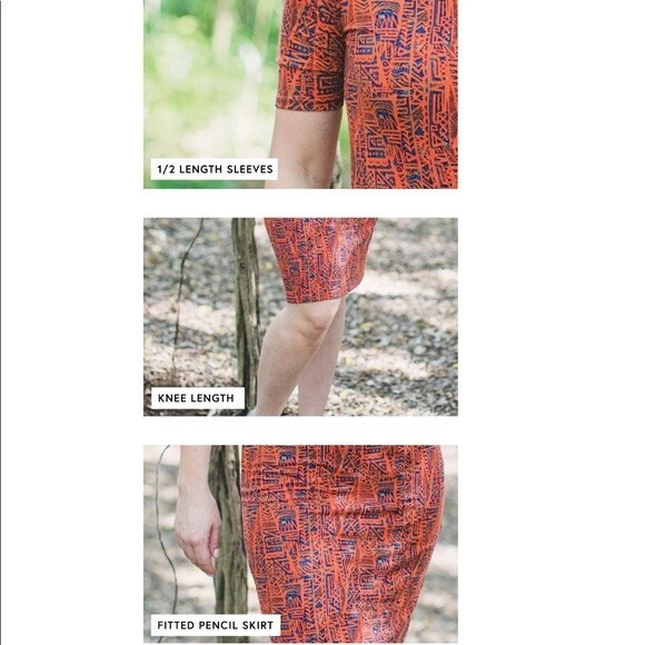 NWT Lularoe Gray and Black Chevron Midi Julia Dress in Women's Size XXS - Picture 8 of 9